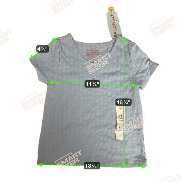 Cat And Jack Girls Blue Uniform Shirt Size XS - Picture 6 of 6